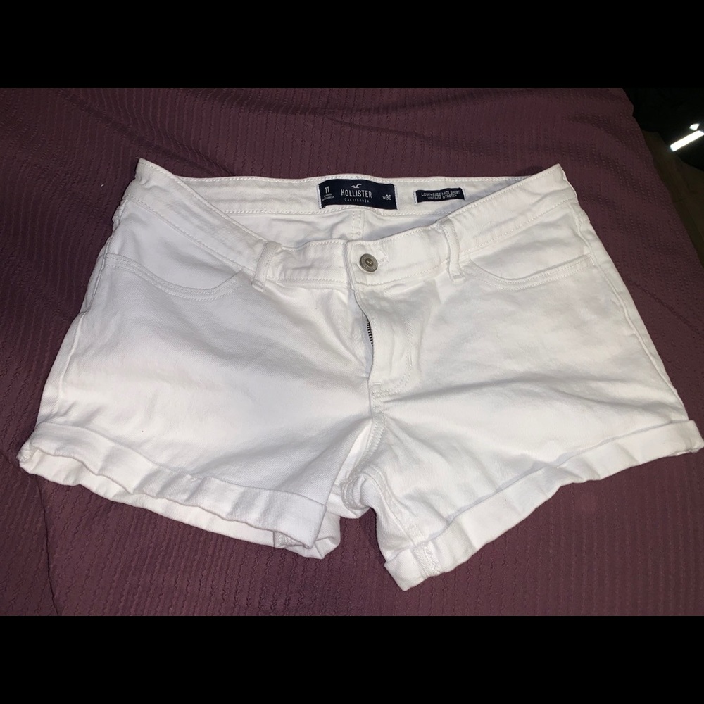 White Hollister Shorts